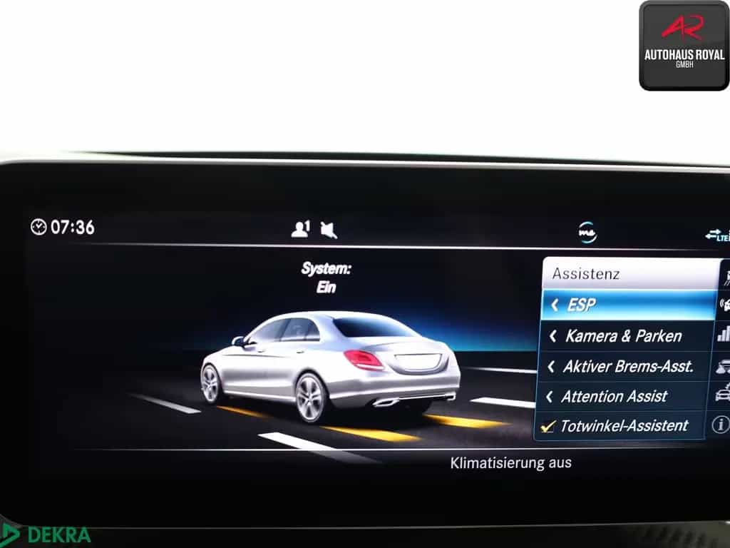 Mercedes-Benz C 300 AMG NIGHT BURMESTER,TOTWINKEL,AMBIENTE,SH 04/2019-photo-16