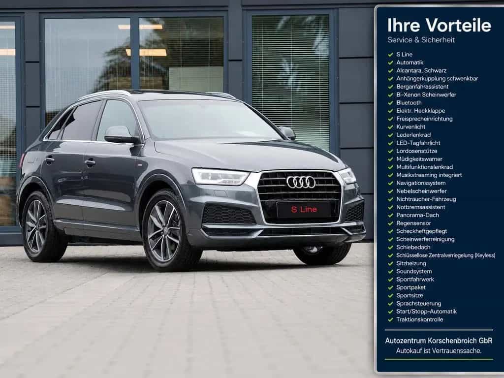 Audi Q3 S line Sport / Plus *MIT 3 JAHREN GARANTIE* 07/2017-photo-5