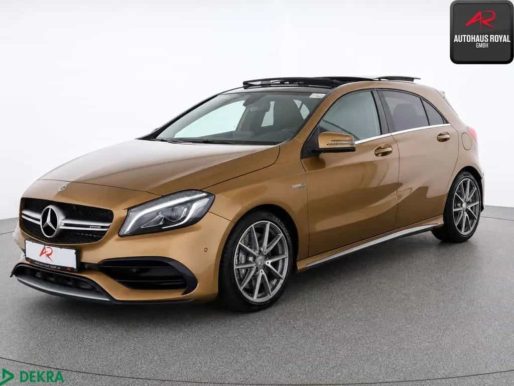 Mercedes-Benz A 45 AMG 4M PANORAMA,KAMERA,SCHECKHEFT,NAVI,LED 11/2017-photo-0