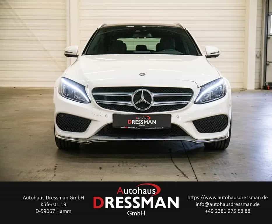 Mercedes-Benz C 400 T 4Matic NAVI LED PANO MEMORY-SITZE 07/2015-photo-1