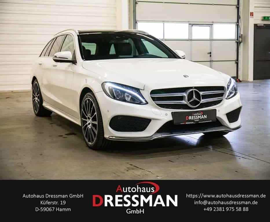 Mercedes-Benz C 400 T 4Matic NAVI LED PANO MEMORY-SITZE 07/2015-photo-2