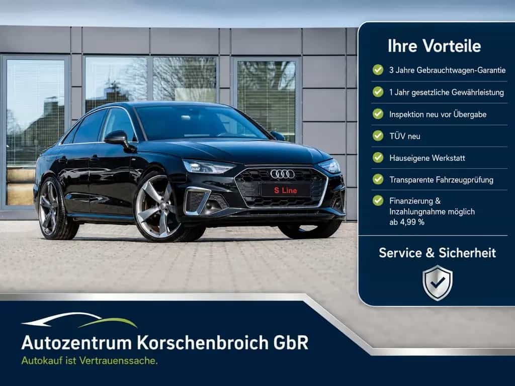 Audi A4 Lim. 35 TDI S line MIT 3 JAHREN GARANTIE !!! 01/2022-photo-0