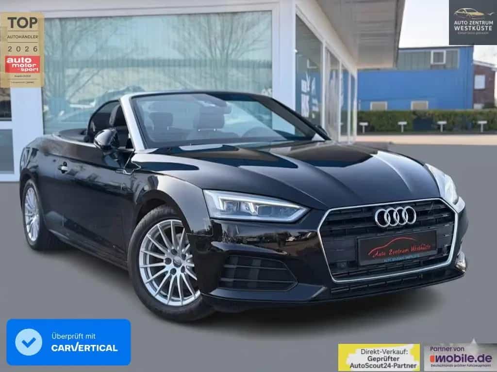 Audi A5 40 TFSI Cabrio S-Tronic PDC SHZ AppConnect 02/2019-photo-0