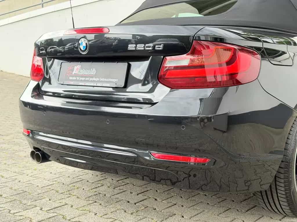 BMW 220 Cabrio 220 d Sport Line+XENON+PDC+Automatik 07/2017-photo-10