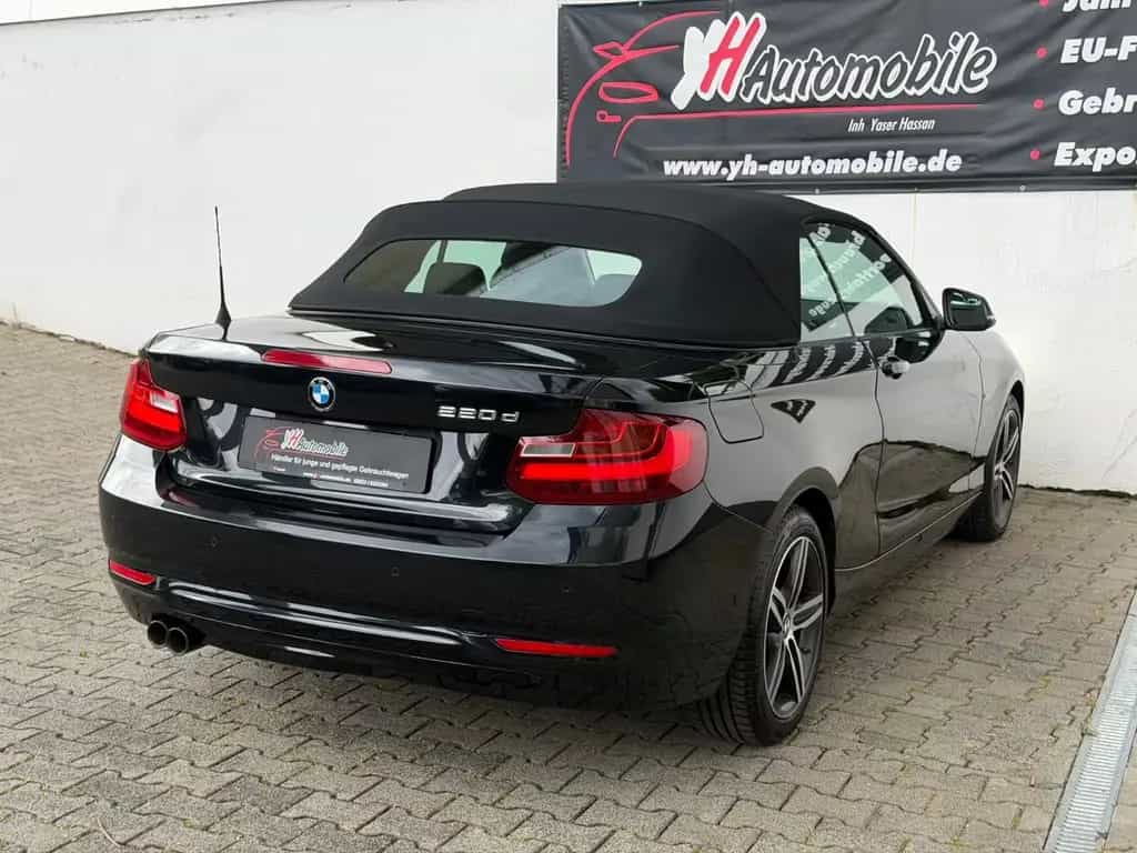 BMW 220 Cabrio 220 d Sport Line+XENON+PDC+Automatik 07/2017-photo-2