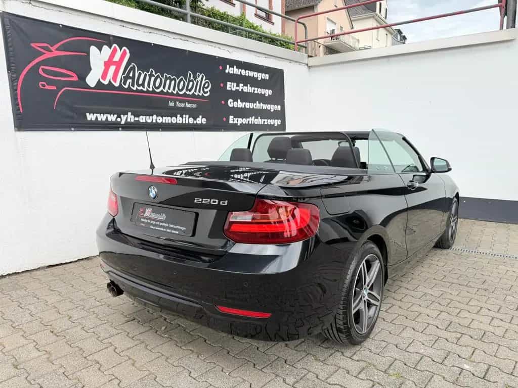BMW 220 Cabrio 220 d Sport Line+XENON+PDC+Automatik 07/2017-photo-9