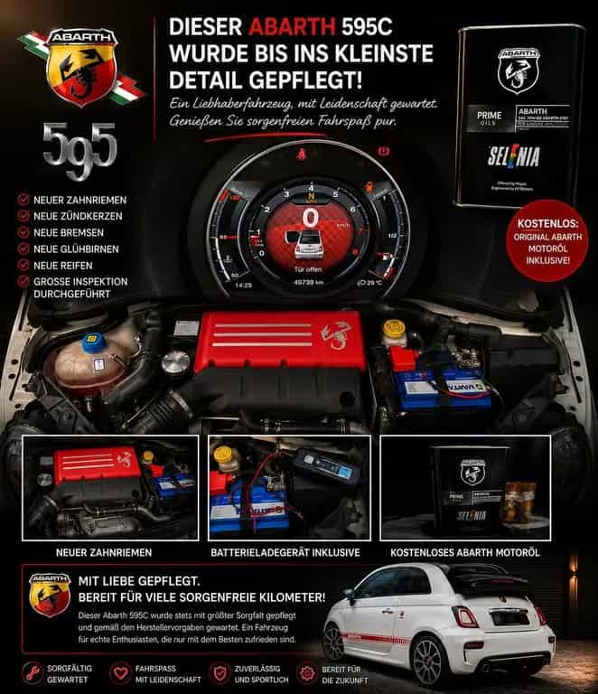 Abarth 595C 1.4 T-Jet 16V Cabrio Automat 04/2016-photo-6