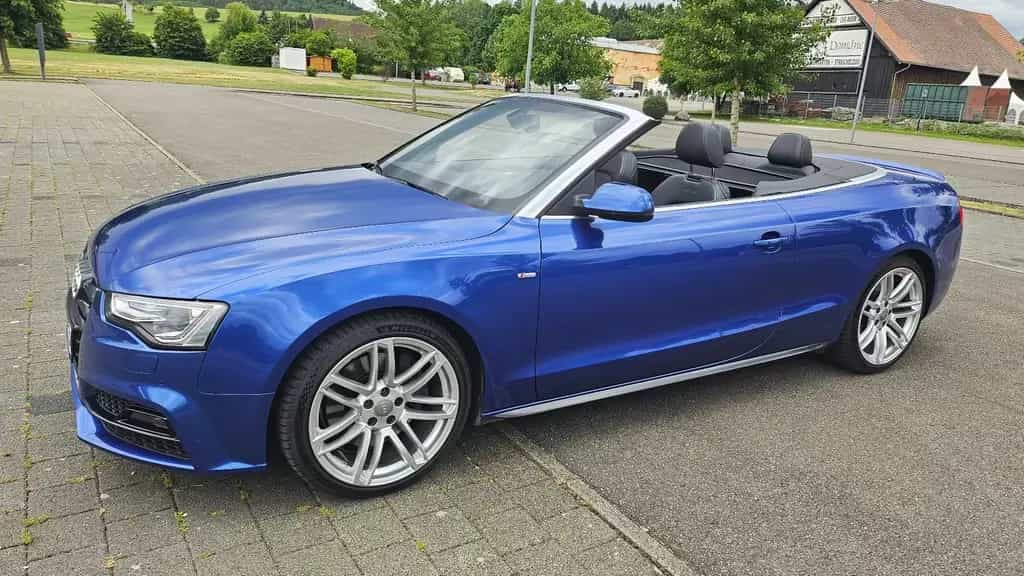 Audi A5 3.0 TDI 245PS S-tr.quat Cabrio 3xS-Line, voll 02/2017-photo-1