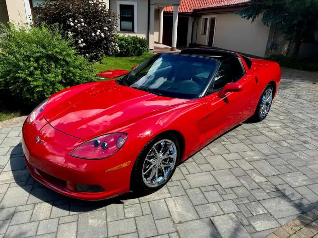Corvette C6 6.2 V8 Coupé - 3LT like new manual 06/2008-photo-0
