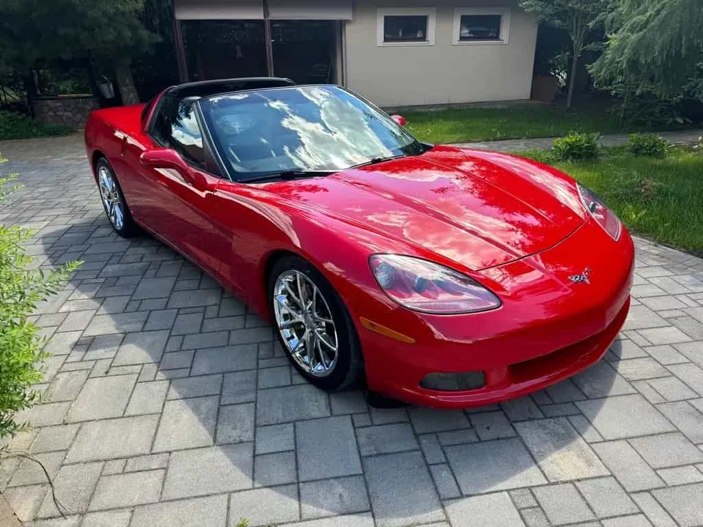 Corvette C6 6.2 V8 Coupé - 3LT like new manual 06/2008-photo-12
