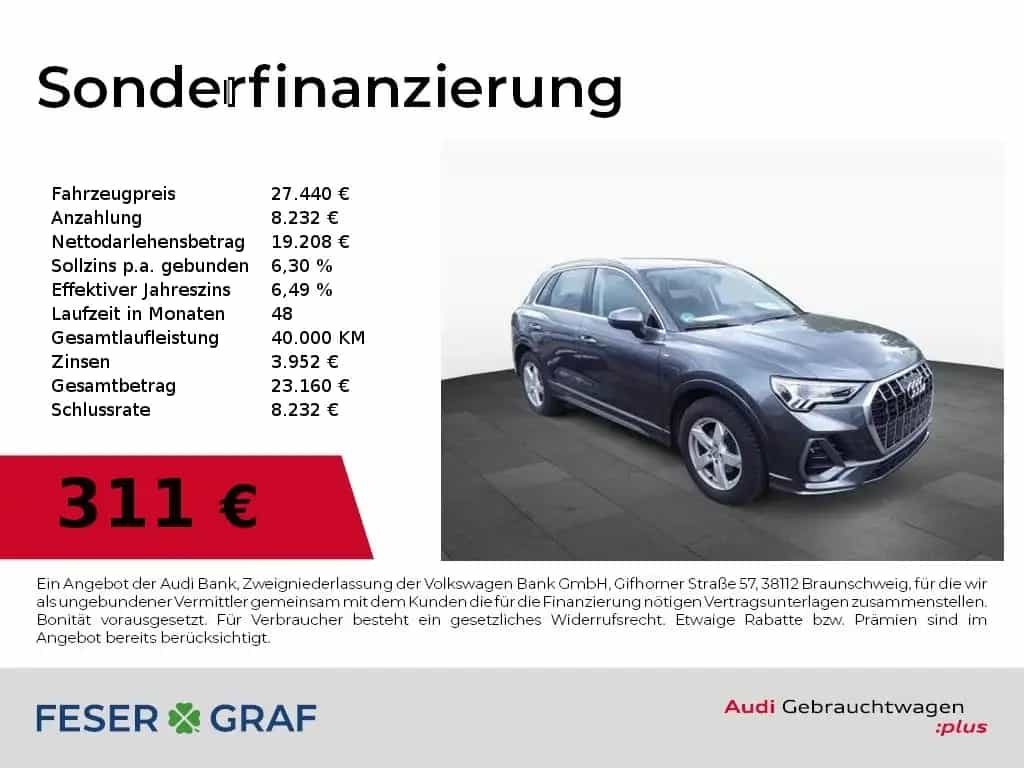 Audi Q3 35 TFSI S tronic S Line Ext Navi,LED,Sportsit 03/2020-photo-0