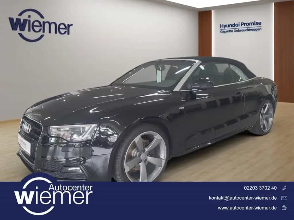 Audi A5 Cabriolet 1.8 TFSI S line Sportpaket El. Verd 05/2016-photo-0