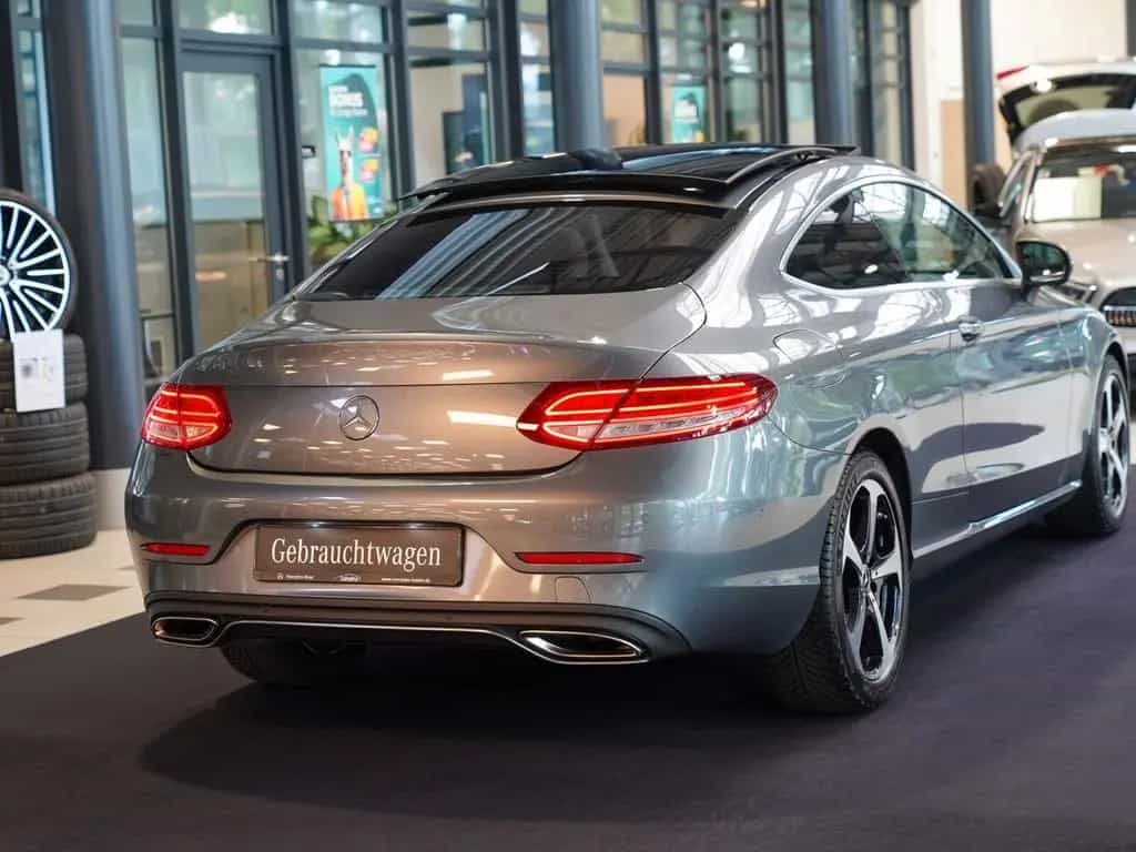 Mercedes-Benz C 200 Coupé kristallgrau Panorama Memory AHK ILS 03/2017-photo-4