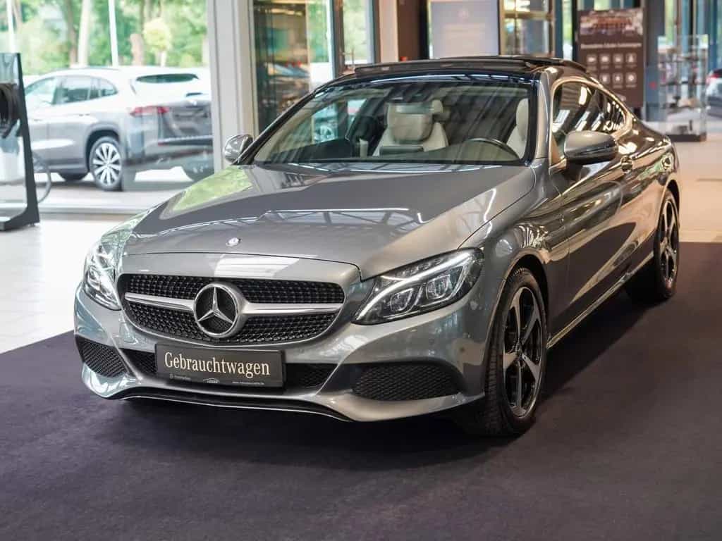 Mercedes-Benz C 200 Coupé kristallgrau Panorama Memory AHK ILS 03/2017-photo-9