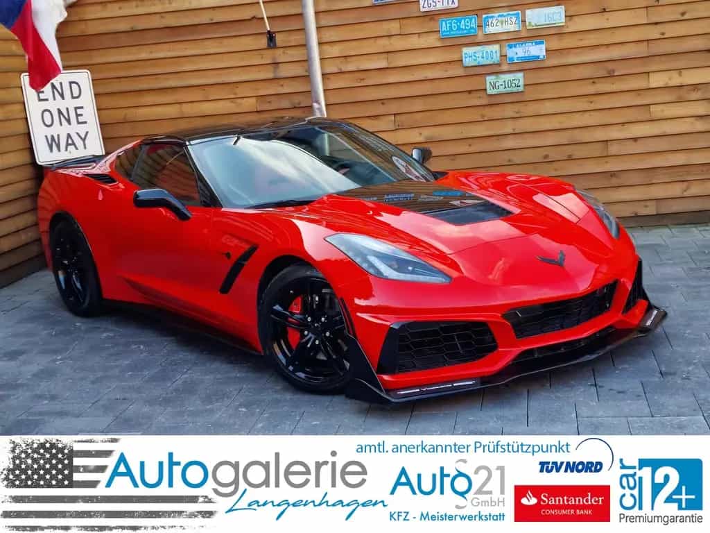 Corvette C7 6.2L STINGRAY Automatik Targa 1LT Leder Bose 05/2016-photo-0