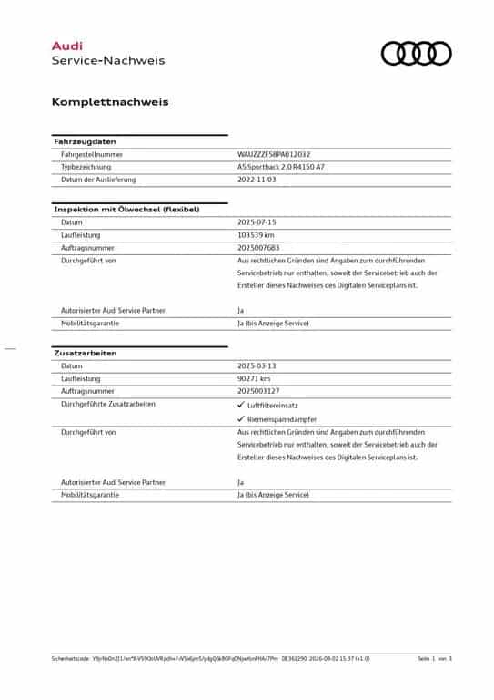 Audi A5 Sportback 40 TFSI S line Schwarz-Paket 11/2022-photo-39