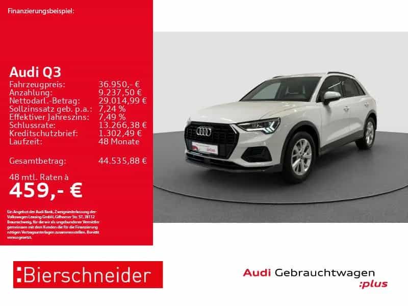 Audi Q3 35 TFSI advanced AHK LED ACC NAVI 08/2025-photo-1