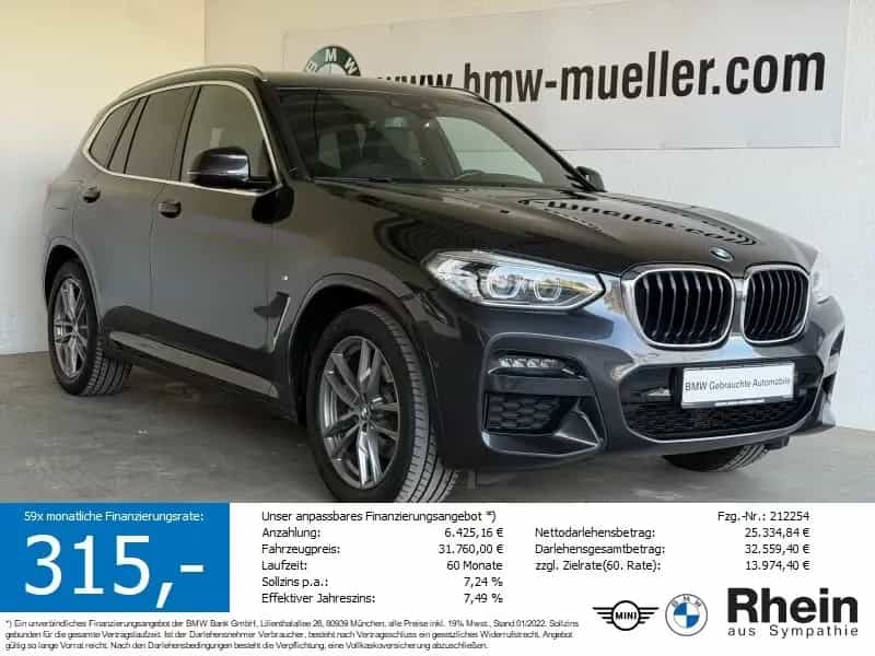 BMW X3 xDrive20d SAG M Sport LED+/HUD/HiFi/K-ZUG/CAM 12/2020-photo-0
