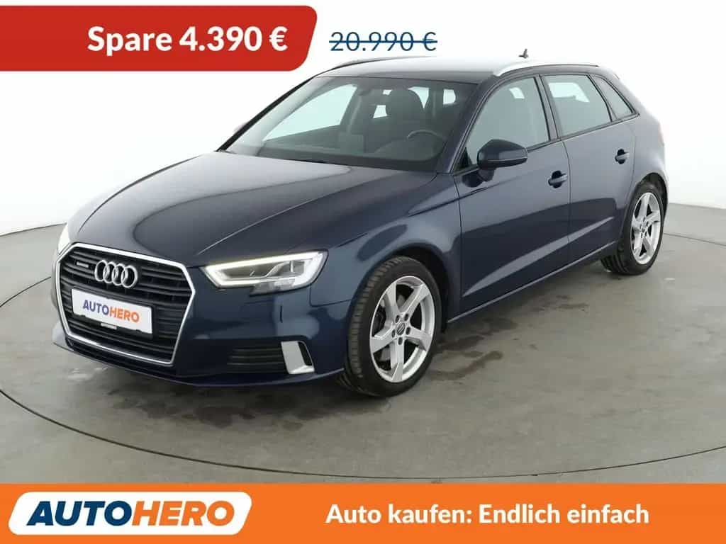 Audi A3 2.0 TFSI quattro Sport Aut.*NAV*LED*TEMPO*PDC 03/2017-photo-0