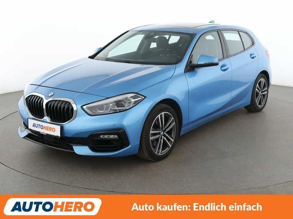 BMW 118 1er 118i Sport Line Aut.*NAVI*TEMPO*PDC*SHZ* 01/2020-photo-0