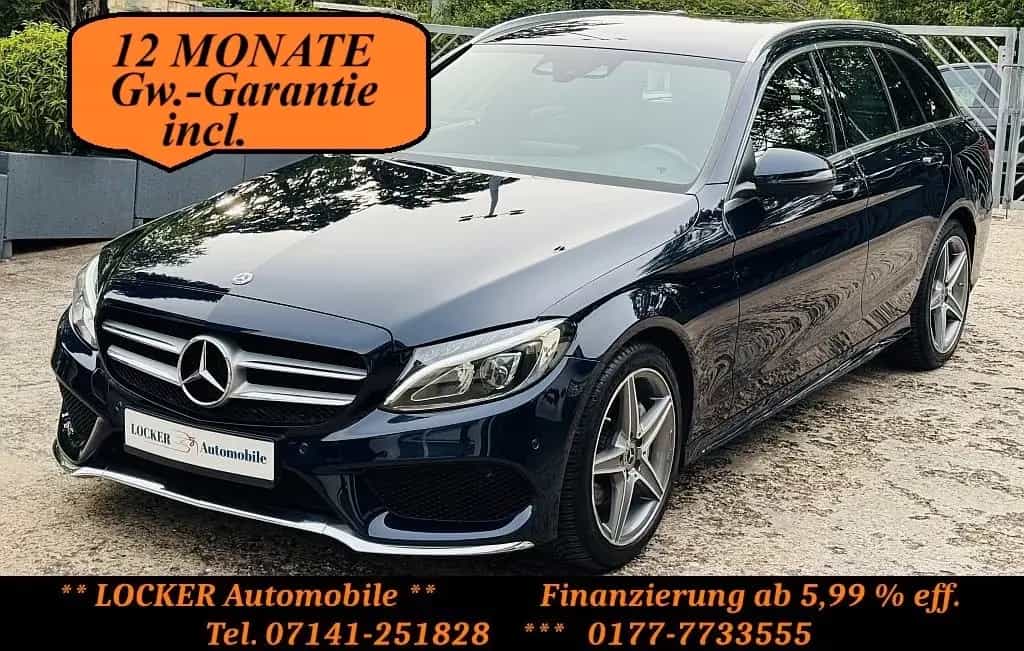 Mercedes-Benz C 180 T CGI 9G Aut. AMG Sport LED Navi Kamera PDC 11/2017-photo-0