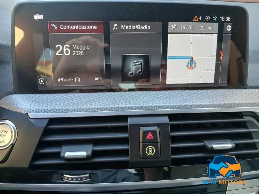 BMW X3 xdrive20d Msport 190cv auto 03/2019-photo-13