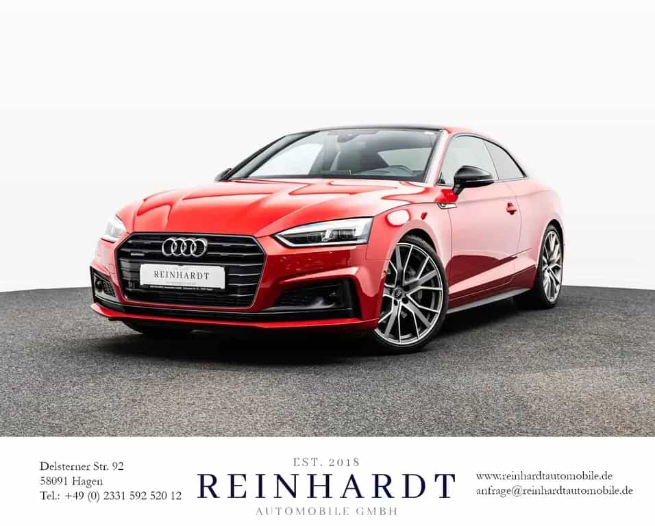 Audi A5 COUPE 45TFSi Q 2x S LINE ACC/HuD/PANO/S-SITZE 08/2019-photo-0