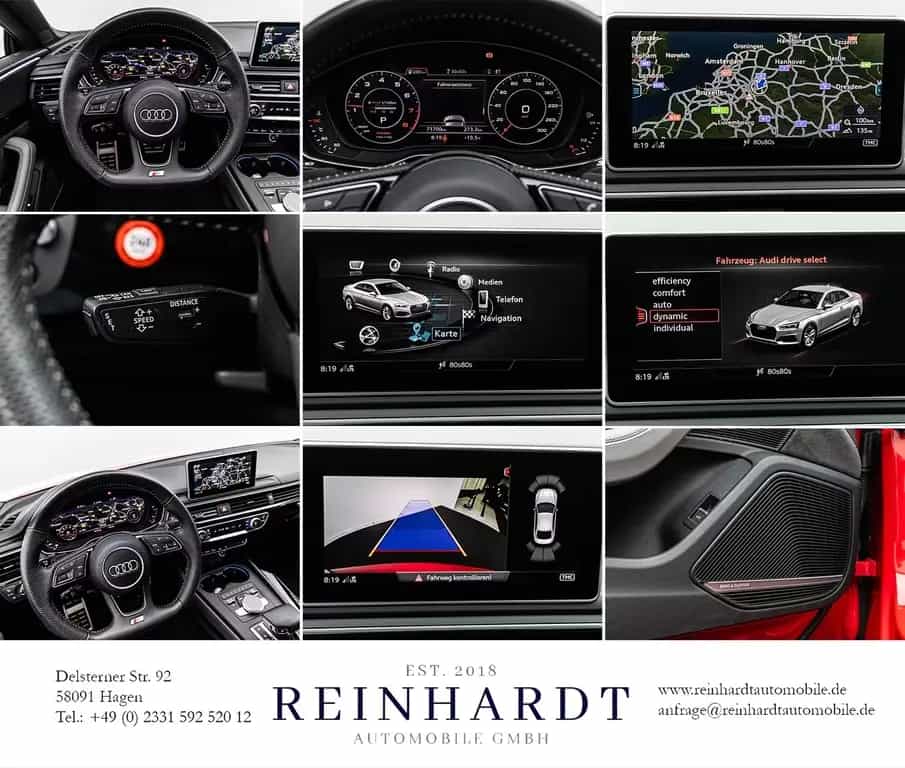 Audi A5 COUPE 45TFSi Q 2x S LINE ACC/HuD/PANO/S-SITZE 08/2019-photo-22