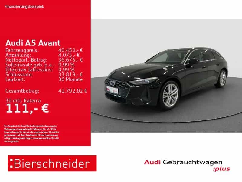 Audi A5 Avant A5 Av TFSI qu AHK ACC CAM 19 09/2025-photo-1
