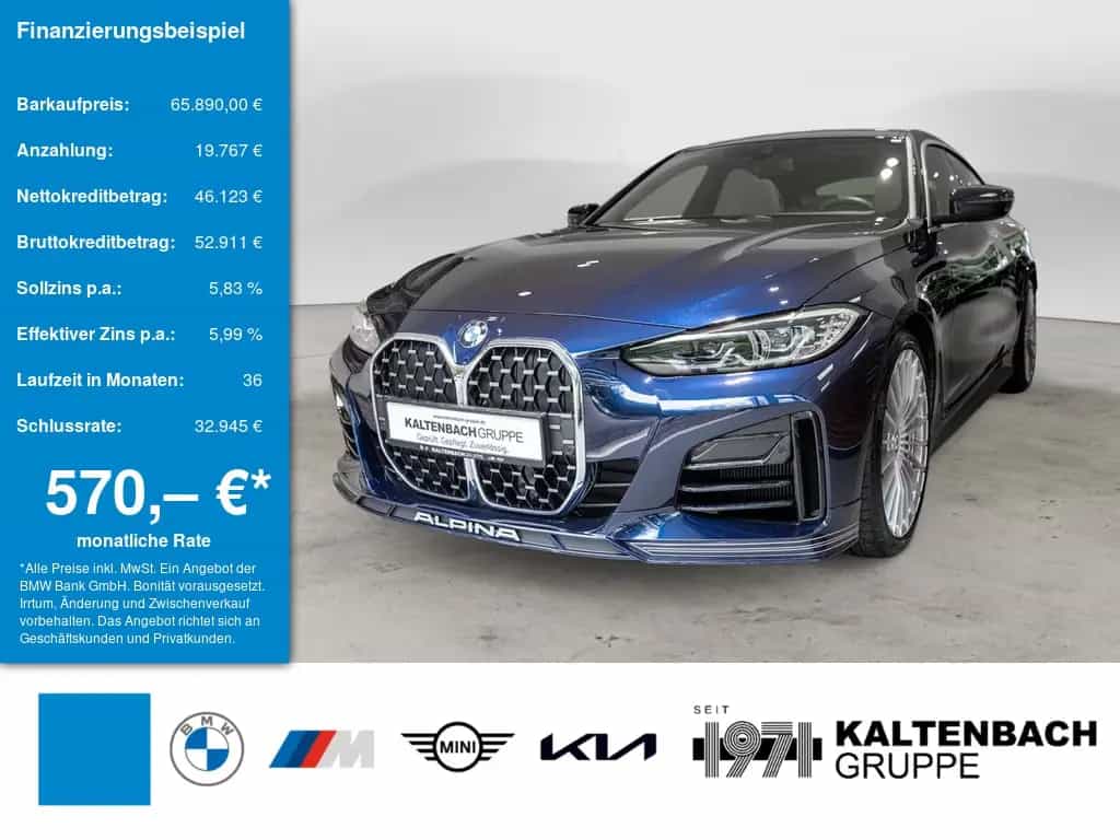 ALPINA D4 S Gran Coupe Allrad AHK LED NAVI HGSD KAMERA 05/2024-photo-0