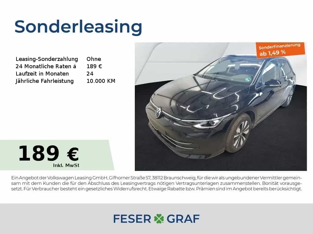 Volkswagen Golf 8 1.5 TSI Goal AHK Alu 16" LED+ Navi Sitzh. 09/2025-photo-0