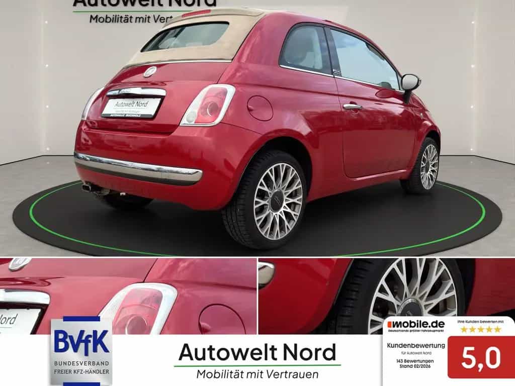 Fiat 500C Lounge~el.Cabriole~ABS~ESP~KLIMA~PDC~ALU~WI 09/2009-photo-4