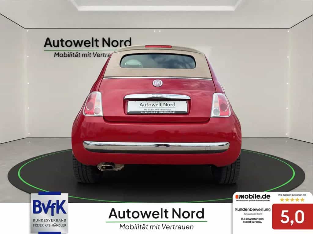 Fiat 500C Lounge~el.Cabriole~ABS~ESP~KLIMA~PDC~ALU~WI 09/2009-photo-5