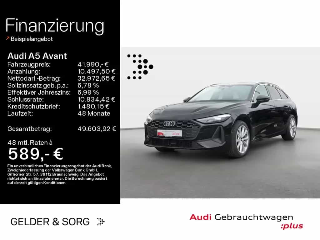 Audi A5 Avant 40 TFSI quattro Business*LED*RFK*AHK* 07/2025-photo-0