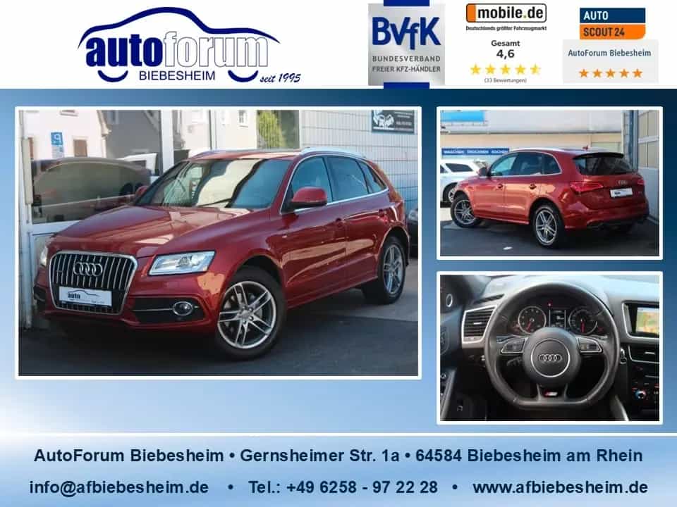 Audi Q5 2.0 TFSI quattro S-Line Pano*Navi*Kamera*B&O 07/2014-photo-0
