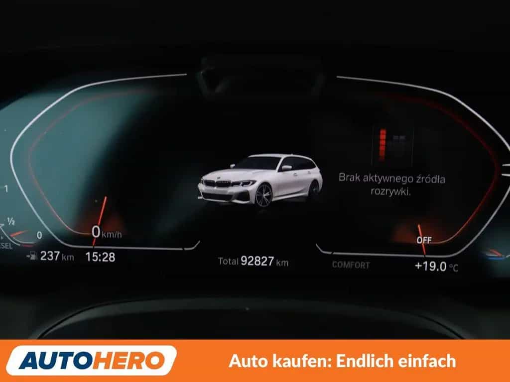 BMW 320 3er 320d Mild-Hybrid M Sport Aut.*NAV*TEMPO*AHK* 09/2020-photo-19