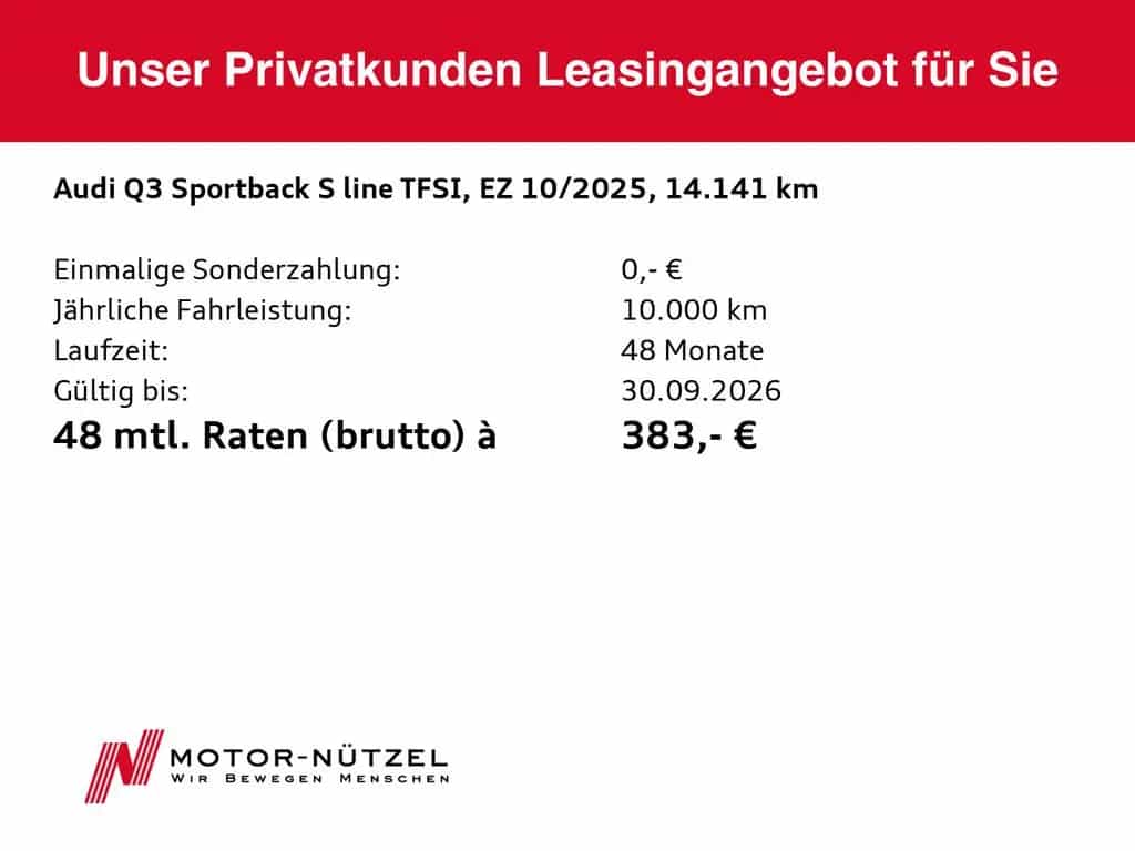 Audi Q3 Sportback 35 TFSI S-TR S-LINE LED+PDC+ACC+AHK 10/2025-photo-19