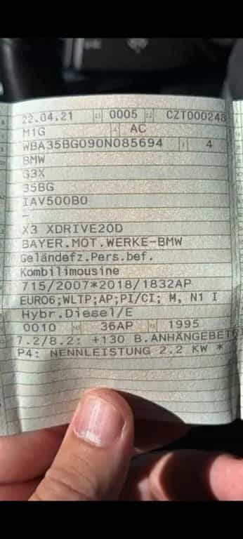 BMW X3 Hybrid/Diesel 05/2021-photo-13