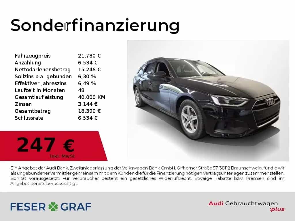 Audi A4 Avant 30 TDI S tronic AHK,LED,Navi,PDC 02/2023-photo-0