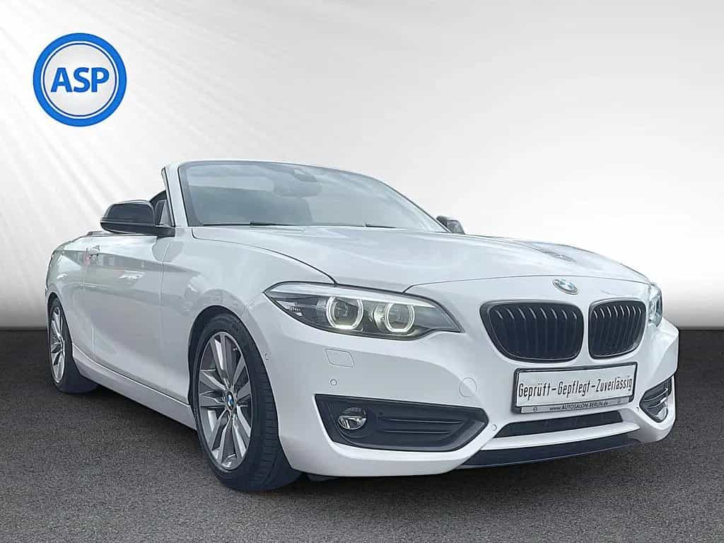 BMW 220 i Cabrio AUT Advantage LED H&K NAVI SHZ PDC 06/2018-photo-2