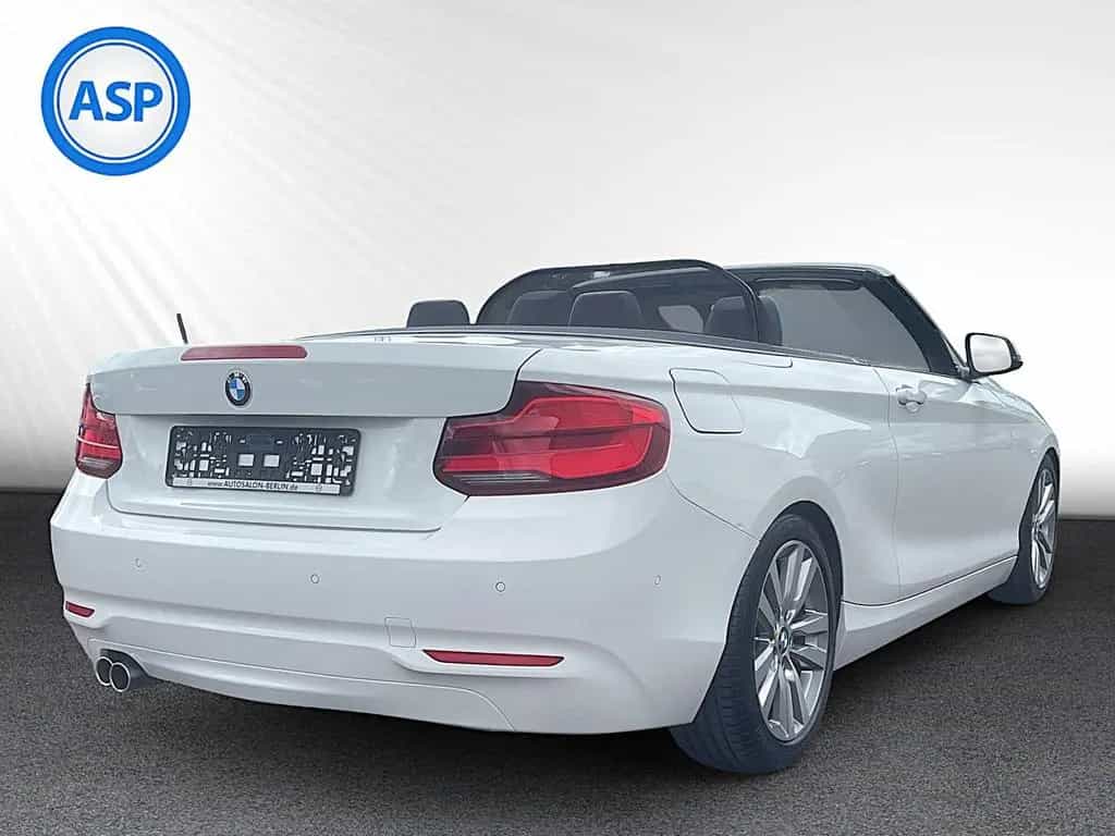 BMW 220 i Cabrio AUT Advantage LED H&K NAVI SHZ PDC 06/2018-photo-4