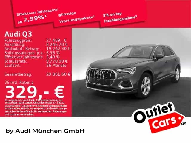 Audi Q3 35 TFSI S tronic advanced AHK/Navi+/Privacy 05/2021-photo-0