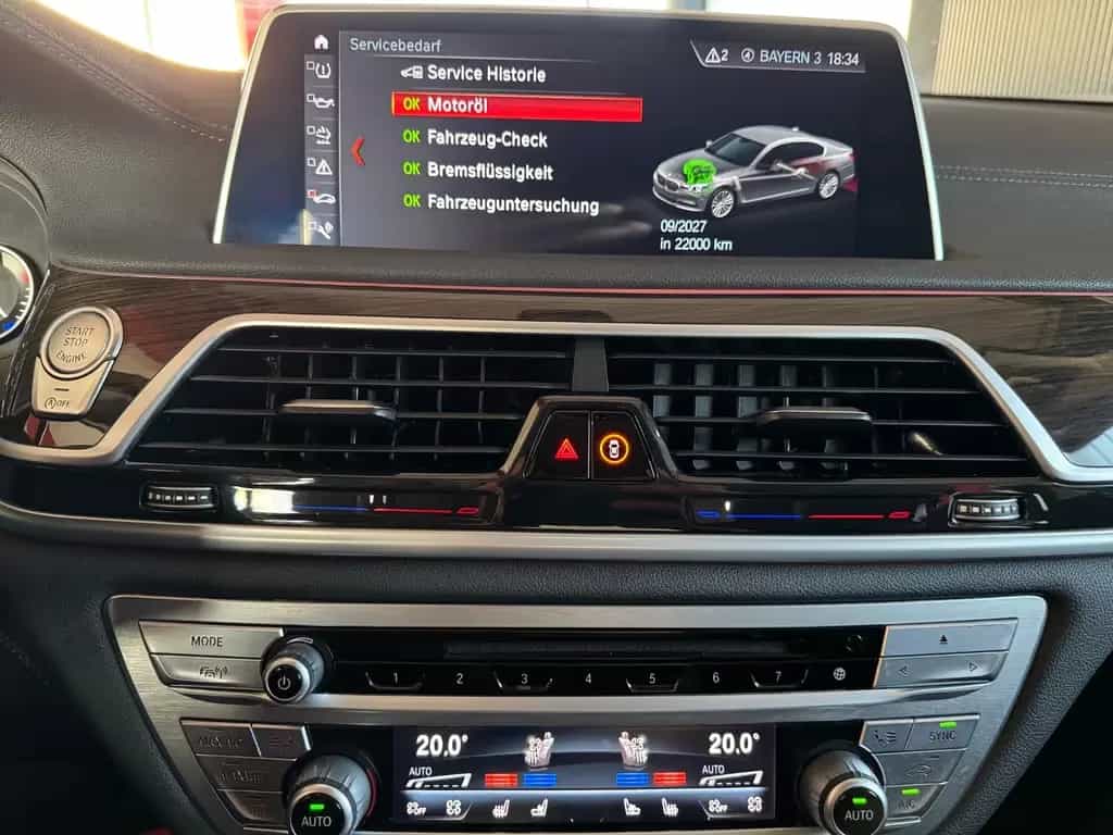 BMW 730 d xDrive Sitzlüftung DisplayKey Touch Command 01/2018-photo-25