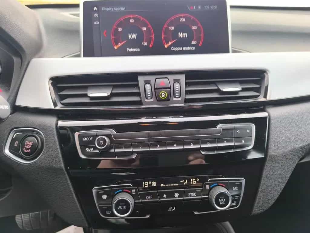 BMW X1 SDRIVE 2.0DIESEL 150cv 11/2020 BIXENO/NAV 10/2020-photo-12
