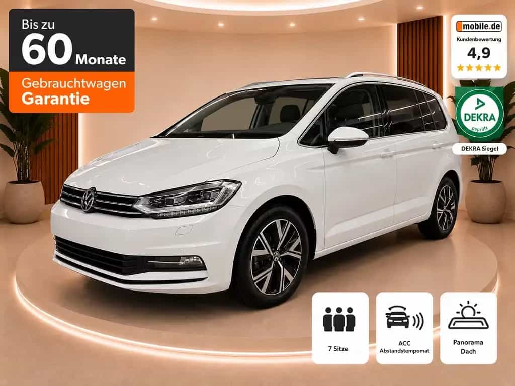 Volkswagen Touran *ACC*7-SITZER*LED*PANORAMA*KAMERA* 11/2024-photo-0