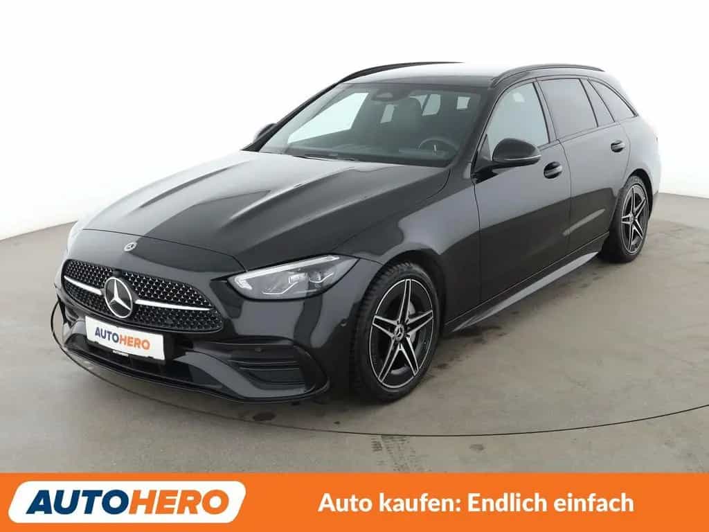 Mercedes-Benz C 220 d T AMG Line Aut.*NAVI*CAM*LED*ACC*AHK*SHZ 01/2022-photo-0
