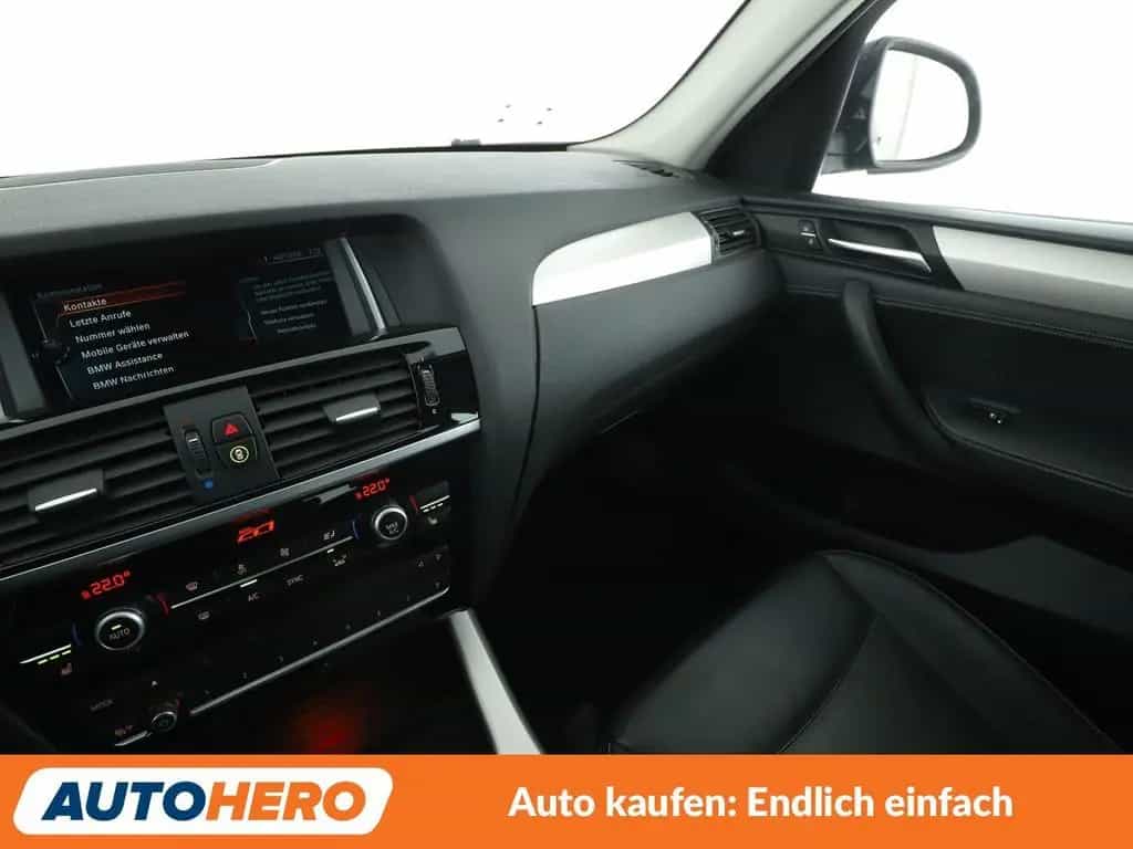 BMW X3 xDrive 20d Aut.*NAV*XENON*HUD*TEMP*CAM*PDC*SHZ* 06/2016-photo-26