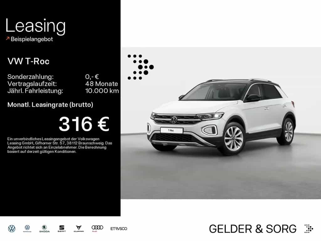 Volkswagen T-Roc 1.5 TSI Style AHK*Stand*RFK*AHK*Digital 03/2024-photo-0