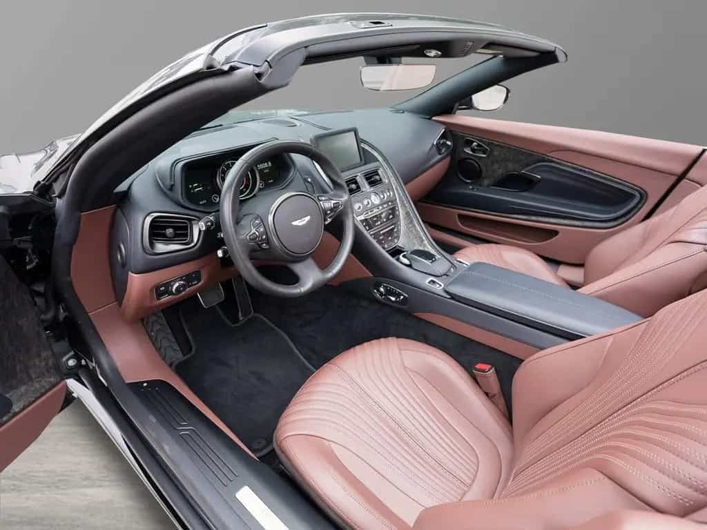 Aston Martin DB11 Volante Xenon Grey / Havana Tan nur 15508km 03/2023-photo-26