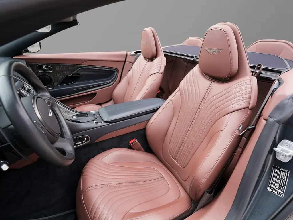 Aston Martin DB11 Volante Xenon Grey / Havana Tan nur 15508km 03/2023-photo-27